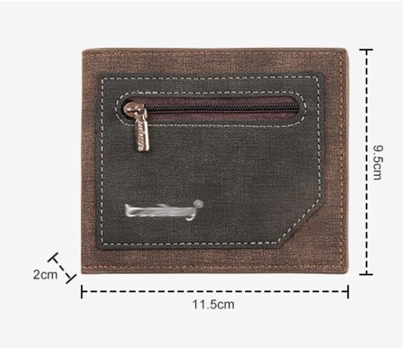 VIDI Men's Wallet Multi-card Slot Pu Leather Short