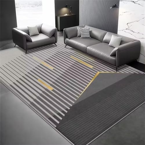 Revêtement de sol durable tapis gris lavable pour protéger le parquet - 2