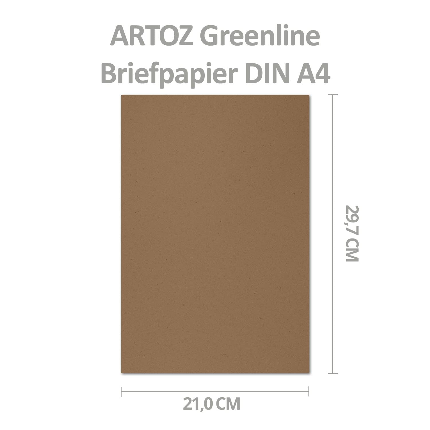 Carta Artoz Green Line DIN A4 50 Fogli – Trama Nido D’ape, Colore Faggio, Piegatura Alta E Bassa