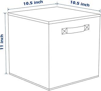 ShellKingdom Storage Bins, Foldable Fabric Storage Cubes And Cloth Storage Organizer Drawer For Closet And Toys Storage, 6 Pack (Purple)