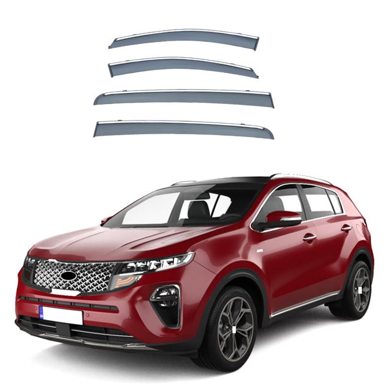 Deflectores de aire KIA KX5 QL 2016-2021+ cubierta de lluvia y sol