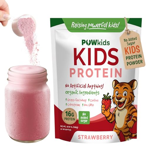 POWkids Strawberry Protein Shake