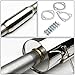 DNA MOTORING CBE-HA94L4-NRT Stainless Steel Cat Back Exhaust System [Compatible with 94-97 Honda Accord l4 Engine ONLY]