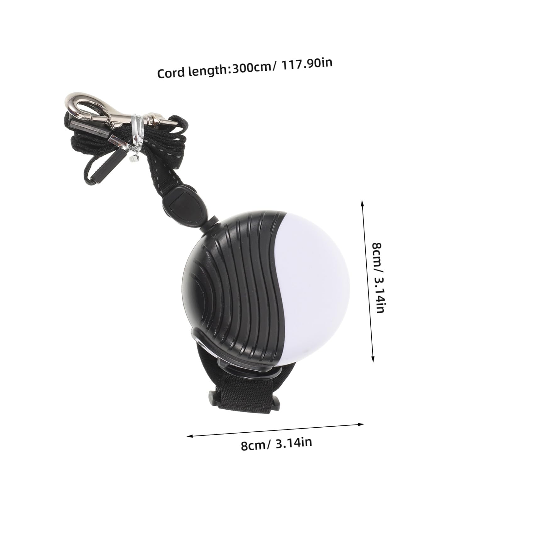 BESTonZON Hochleistungs Einziehbare Hundeleine mit Handgelenksgriff Abs Rollleine für Kleine bis Große Hunde Haustier Spaziergänge