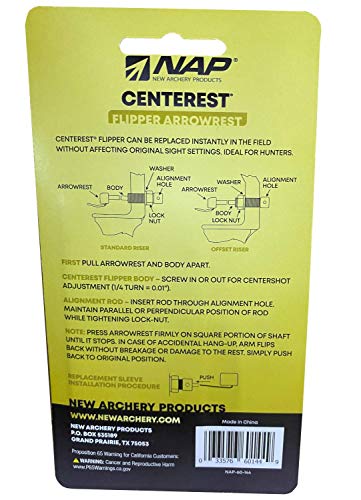 New Archery Products Centerest Flipper Right Hand Arrow Rest Easy Tune Easy Use For Bow Hunting #TOP3