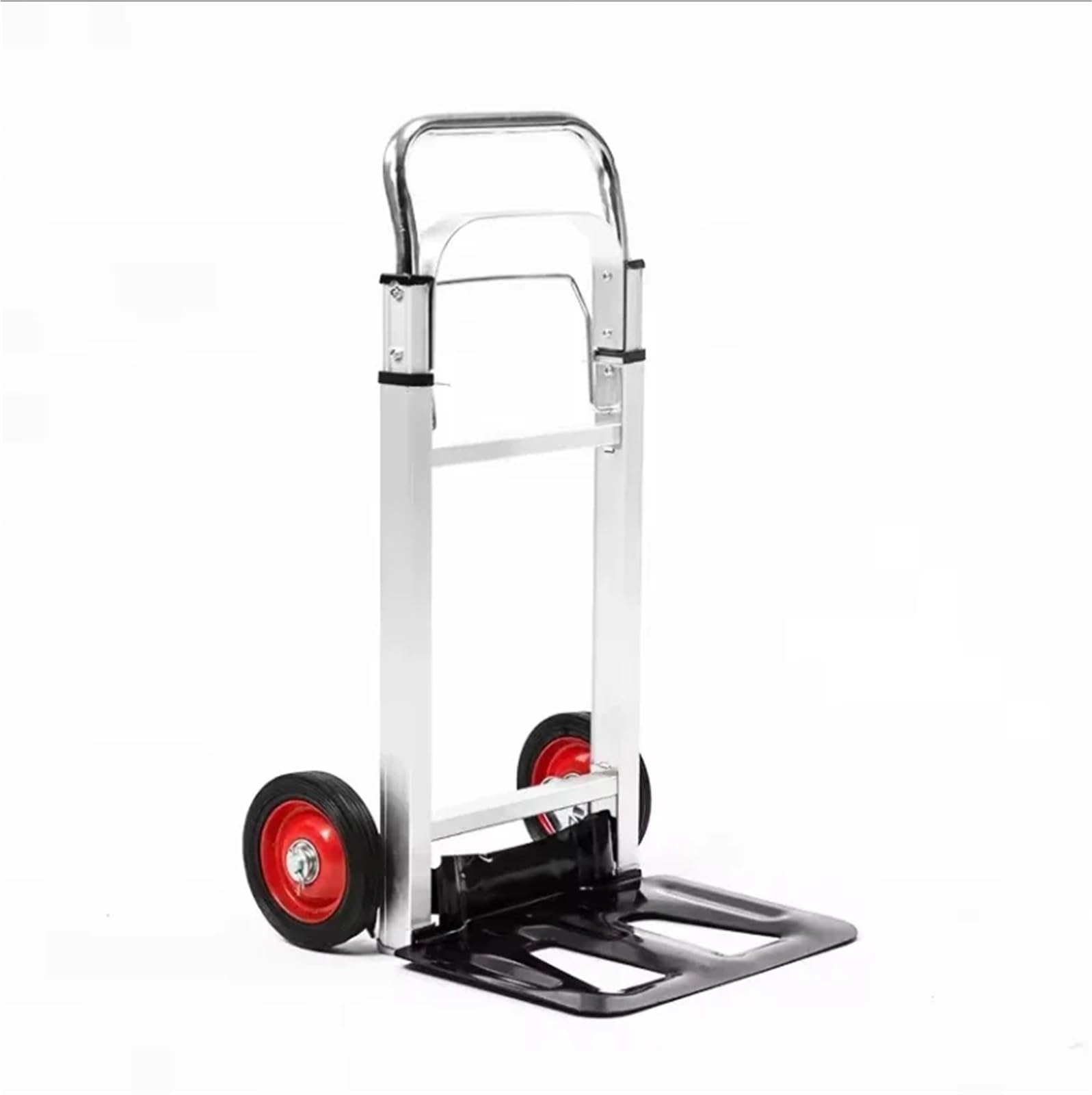 Carrito Carretilla Carro de Transporte Camión Plegable la Carretilla Mano la Carga Aluminio Marco 90KG para Cuatro Ruedas