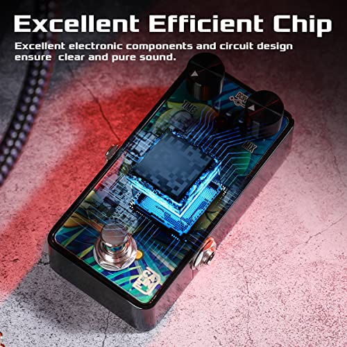 Caline G010 Guitar Delay Pedal, Digital Delay Effect For Classic 80’S For Bass Electric Guitar, Single Type Dc 9V #TOP2