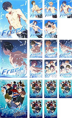 Free! フリー 全6巻 + Eternal Summer 全7巻 + Dive to the Future 全6巻 [レンタル落ち] 全19巻セット [マーケットプレイスDVDセット商品]