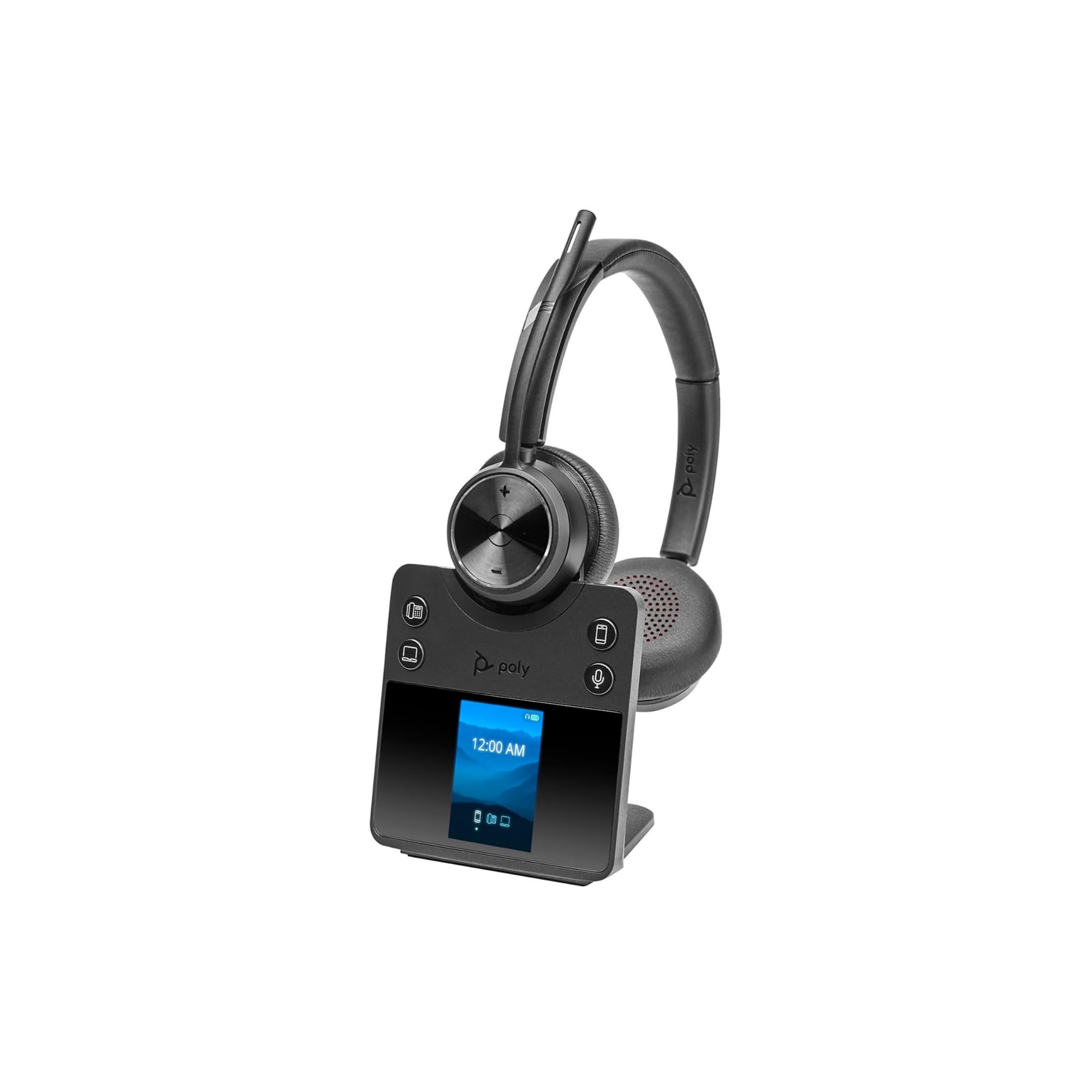 Plantronics Poly DECT Headset Savi 7420 Office binaural, Schwarz