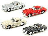 Set of 4 - 1954 Mercedes- Benz 300 SL Coupe 1/36
