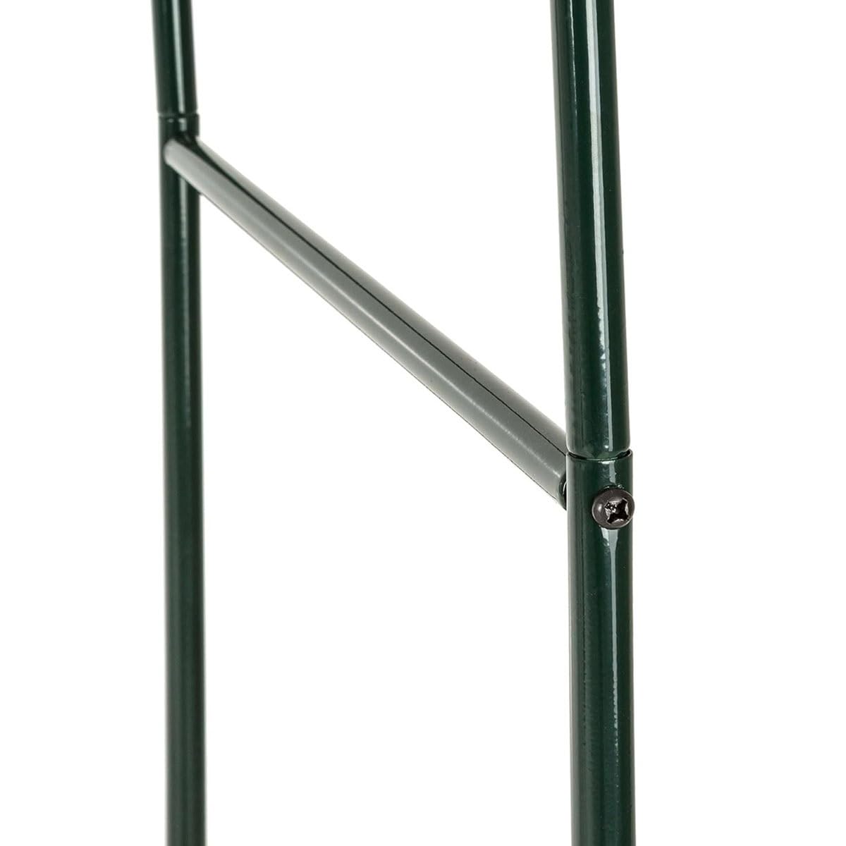 Pergola z metalowym łukiem różanym, do ogrodu, odporna na warunki atmosferyczne, ślub, winorośl, odporna na rdzę, kratka do roślin, ciemnozielona, dekoracyjny łuk (szer. x wys. 280 x 250 cm)