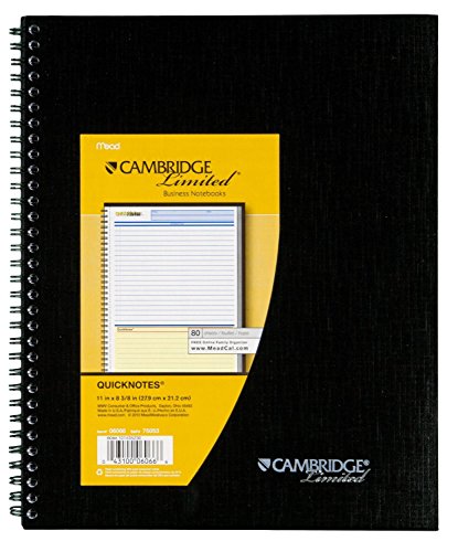 2-PACK-of-Mead-06066-Cambridge-Limited-QuickNotes-Business-Notebook