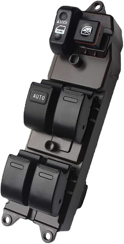 Interruptor mestre do vidro elétrico e trava da porta SKCEIDA para Toyota Camry, Corolla, Matrix, Sienna, Tacoma e Scion – 1 unidade
