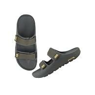 URJO mens Pure-54 Men's Sliders Lightweight Stylish Anti-skid Arch Support Durable Dailywear Slipper By Welcome Slipper