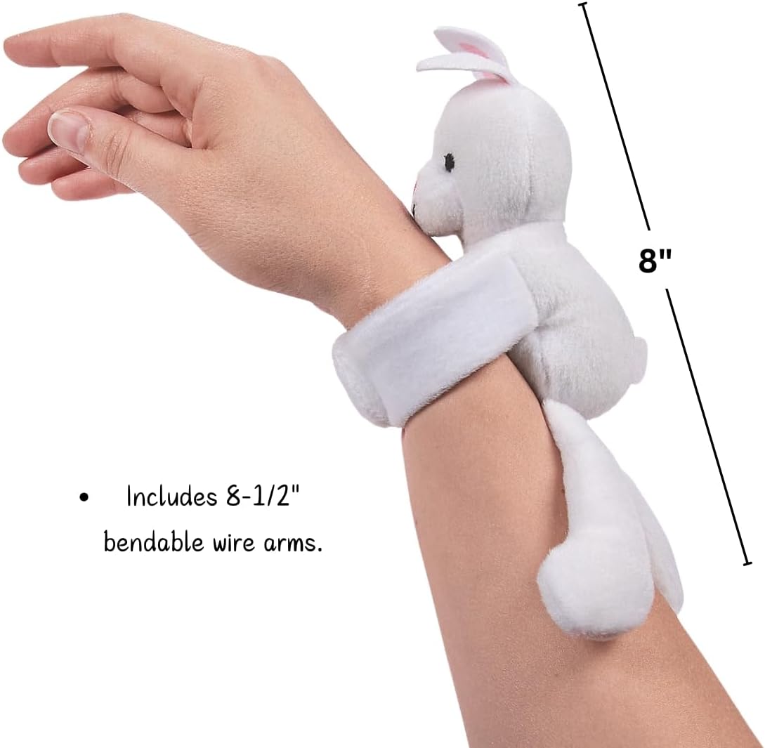 Fun Express Plush Hugging Easter Bunnies - Jewelry - 12 Pieces