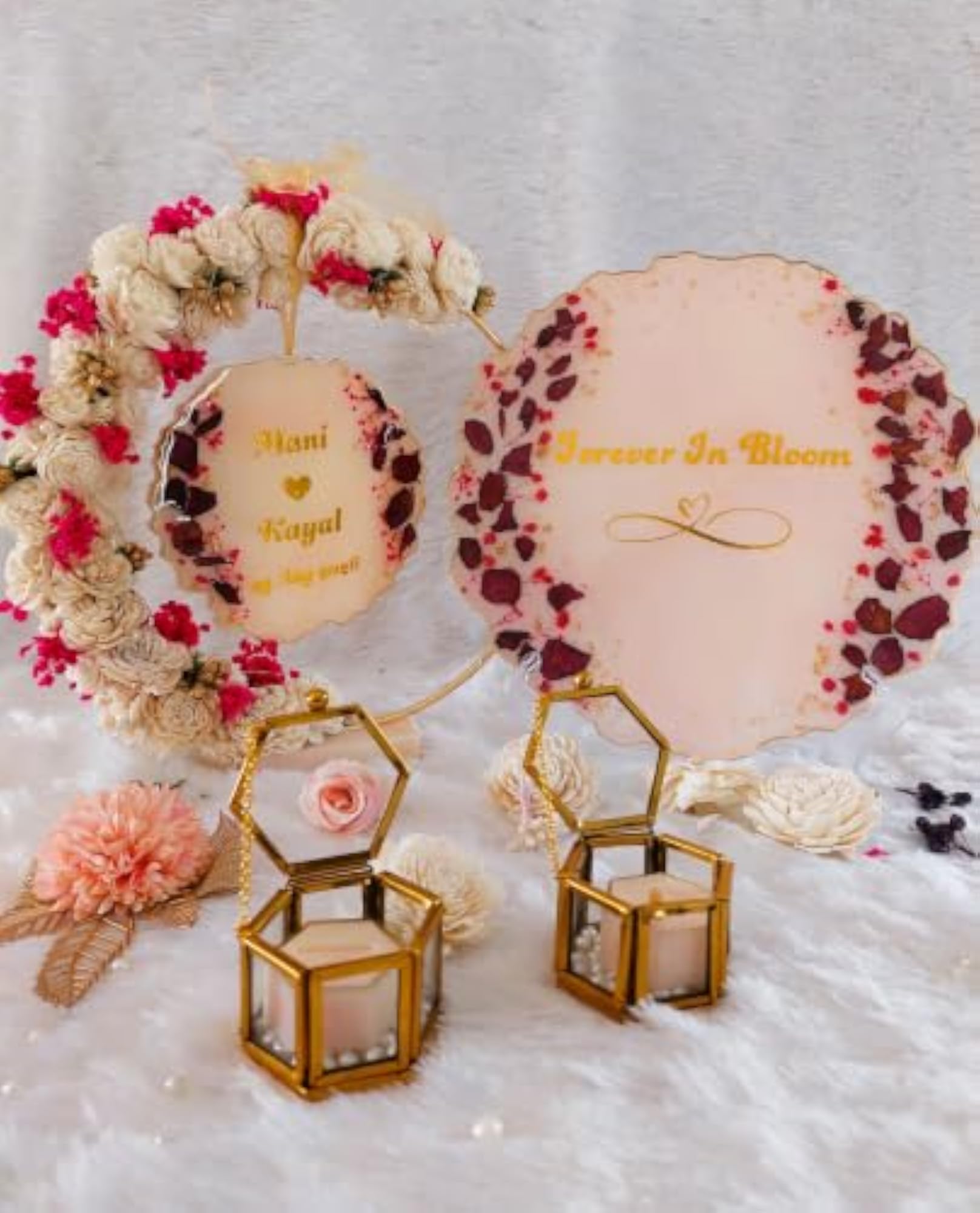 Engagement Ring Platter with Custom Name & Date