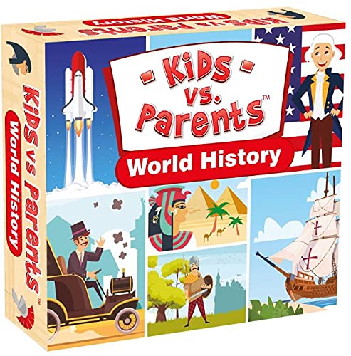 Weltgeschichte, Quiz-Brettspiel, Lernspiele, Wissenswerte Spiele für Kinder, Familienspiele, Kinder gegen Eltern…