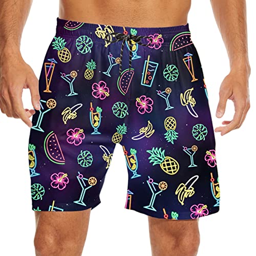 Mens Swim Trunks with Compression Liner 7" Bathing Suit Swimming Shorts Quick Dry Board Shorts Swimsuits with Pockets2