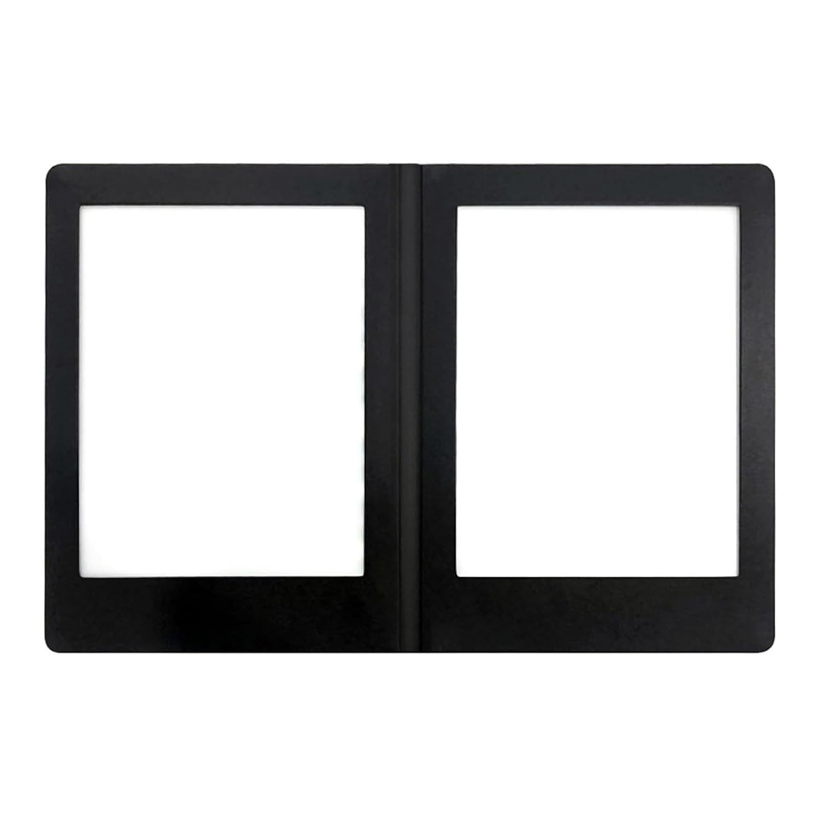 Cubiertas de menú iluminadas con LED, soporte retroiluminado para menús de panel individual/doble con protectores de piel sintética, soporte de menú comercial para restaurantes