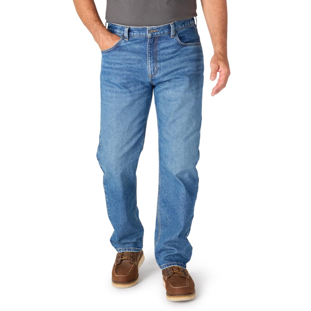 Carhartt Mens Loose Straight Rugged Flex™ Jean, Ferrous, 44W x 32L