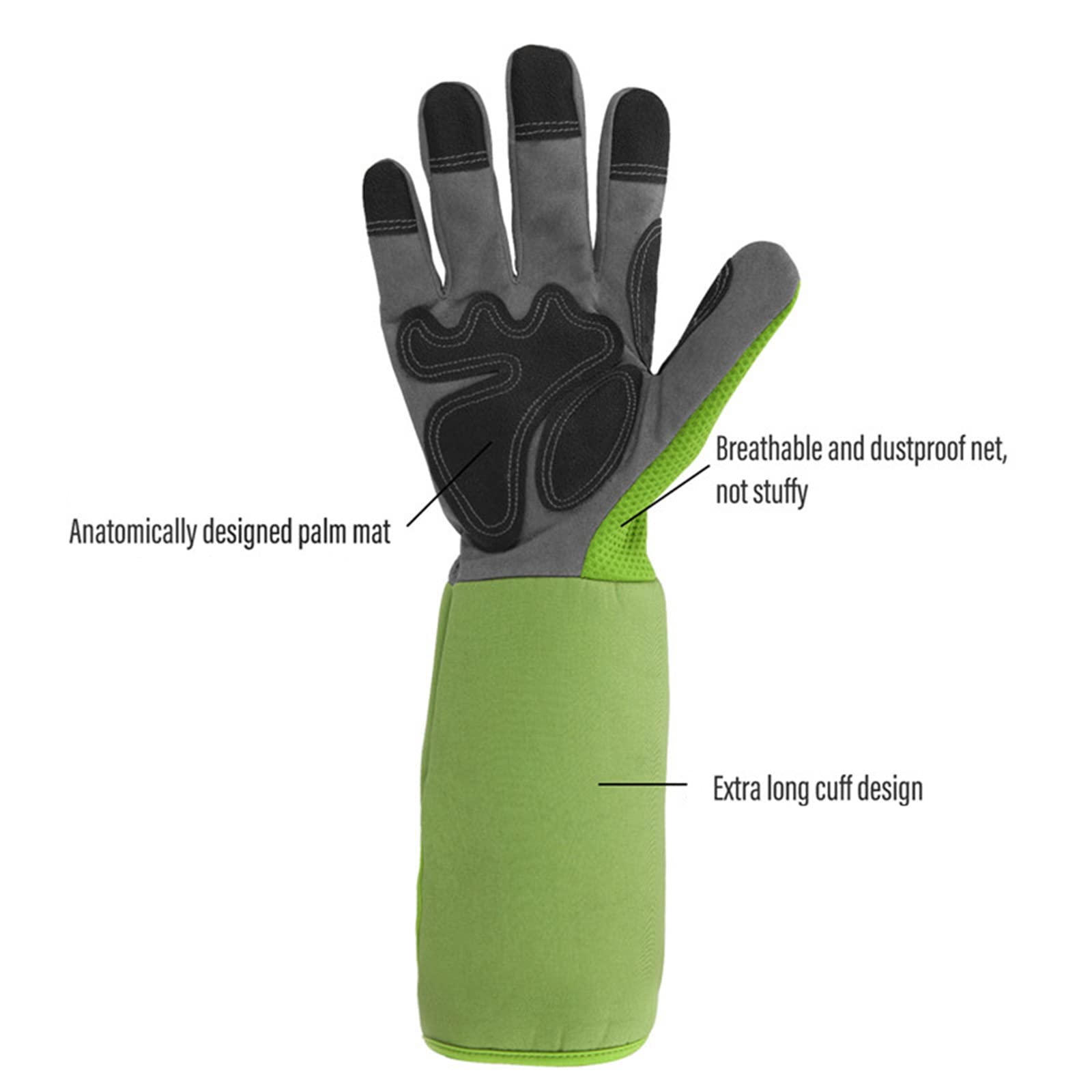 Gartenhandschuhe Multicoloured Drucken Lange Ärmel Arbeitshandschuhe Rose Pruning Dornenfeste Stichfeste Gartenhandschuhe für Frauen