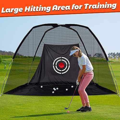Golf Practice Hitting Net Golf Swing Net Golf Hitting Net Golf Practice Backyard Driving Golf Hitting Practice Net Golf Hitting Target Net Premium Quality #TOP3
