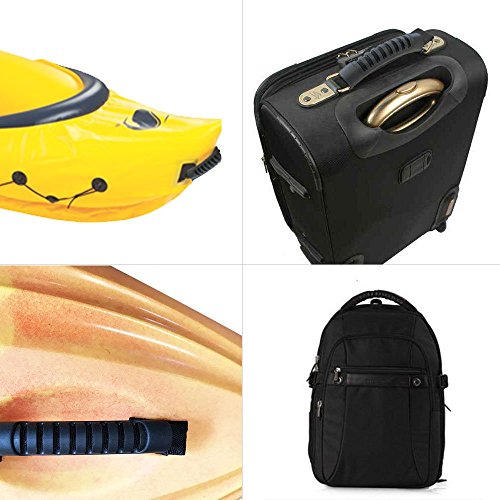 Kindpma Kayak Carry Handle 2 Pack Heavy Duty Rubber Kayak Moulded Webbing Handles Replacement Accessories For Ocean Kayak Lifetime Kayaks Pelican Kayaks Perception Kayaks Canoe Or Luggage #TOP5