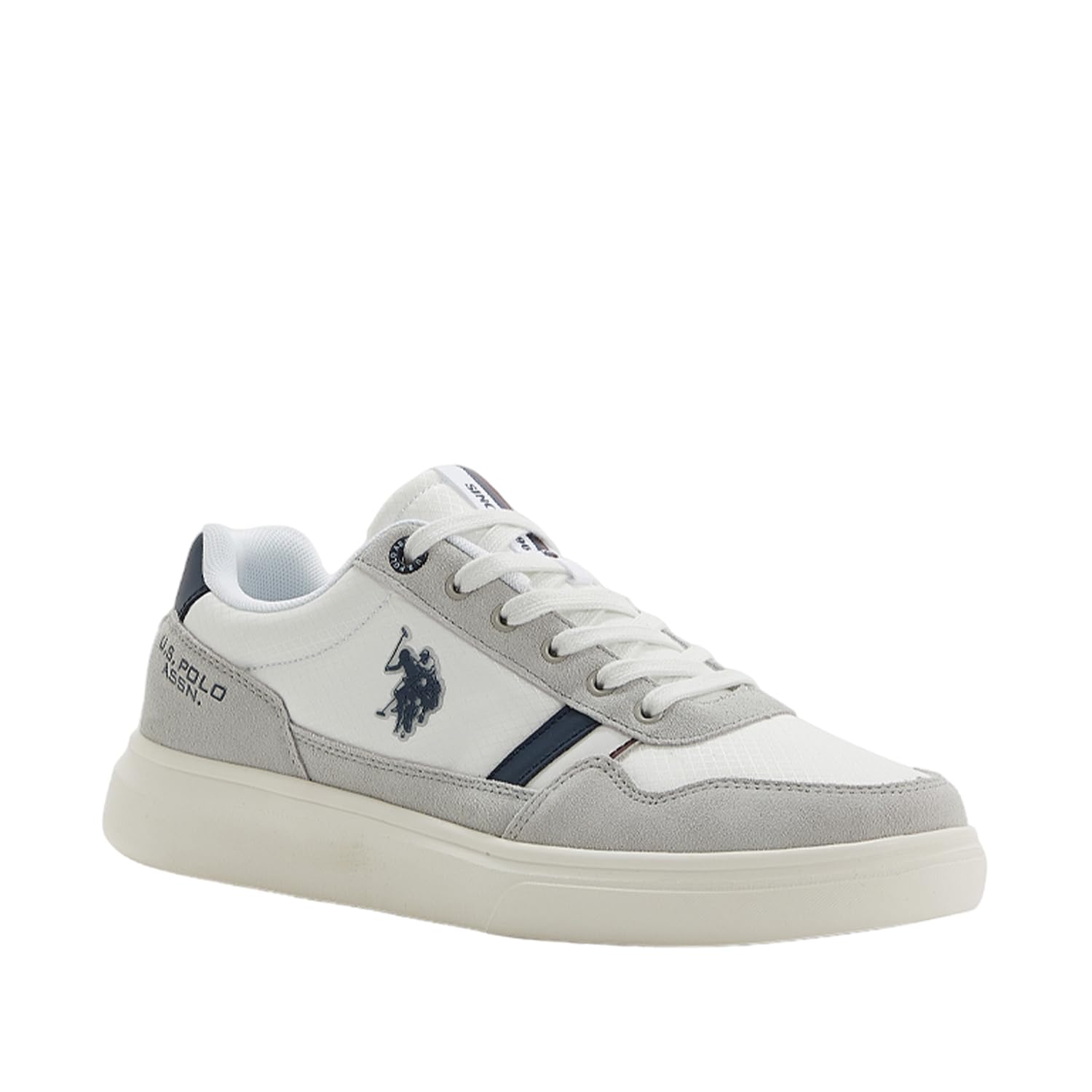 U.S. POLO ASSN Men's Arthur Glb Sneakers 45 EU White