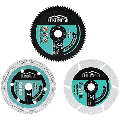LEKOMESH 75mm Saw Blades Set for Cutting Cover