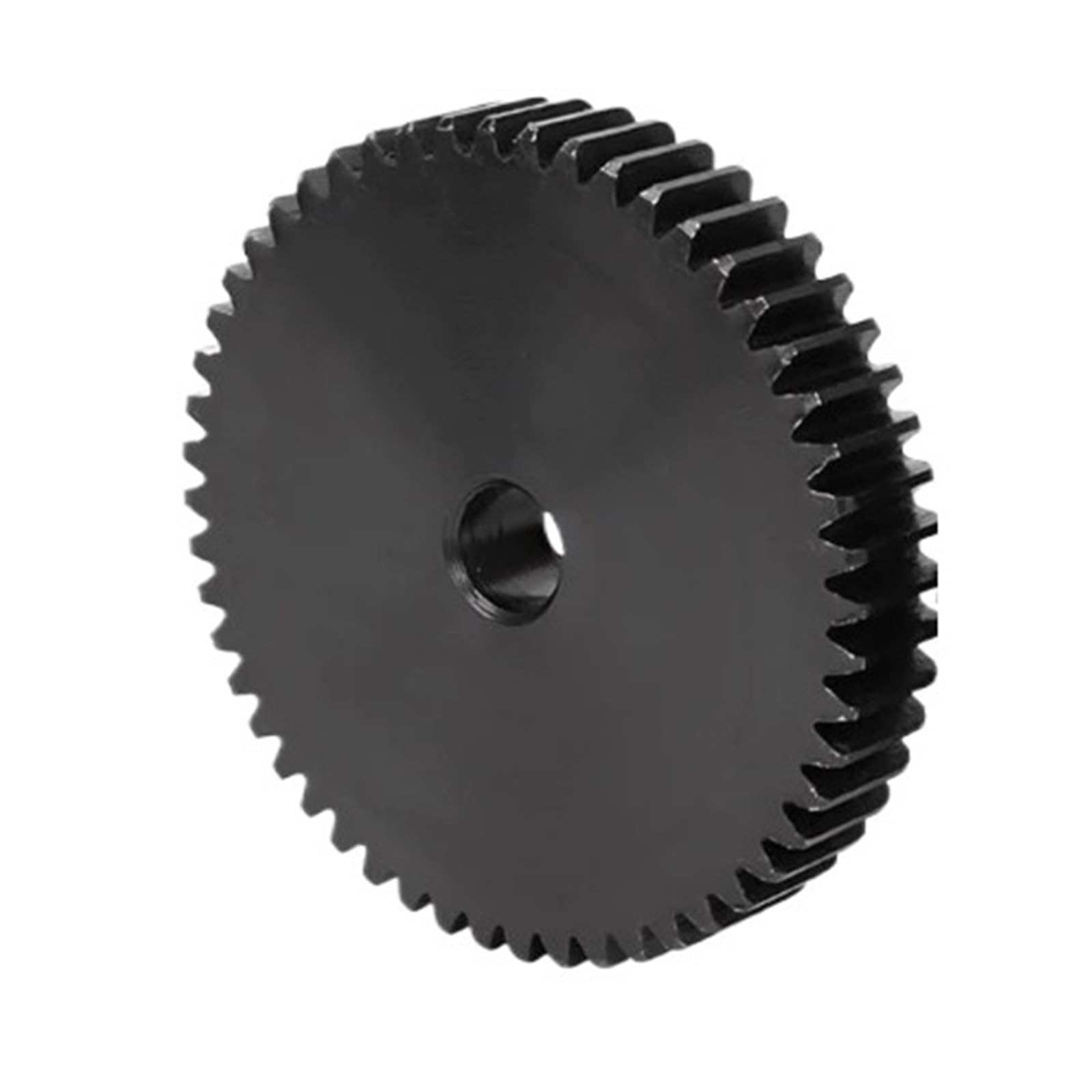 Ritzel 1M-56T/57T/58T/59T/60T/61T/62T/63T/64T/65T/66T SC45# Kohlenstoffstahl, geschwärzt, Zahnteilung 3,14 mm(1M64T (Bore 8 mm))