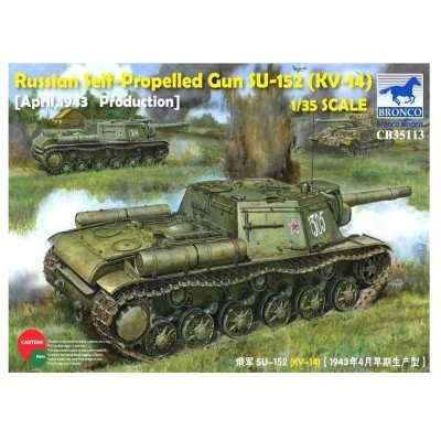 SU-152 maquette de char russe 1/35 pour créer un diorama militaire historique de 1943