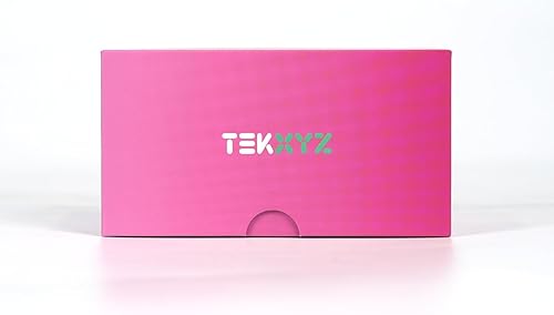 Miniatura 3 de TEKXYZ® Pelota de reflejos con aplicación contadora y comunidad en línea, 2 niveles diferentes de pelota de boxeo con diadema, perfecta para Rosado