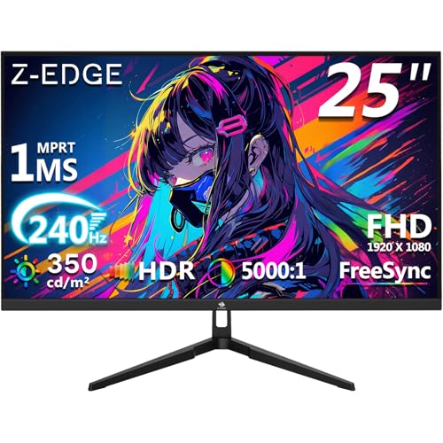 Z-EDGE 25インチ 240Hz ゲーミングモニター Amazon.co.jp: Z Z-Edge(ゼロエッジ) 25インチ 240Hz 超高速ゲーミング