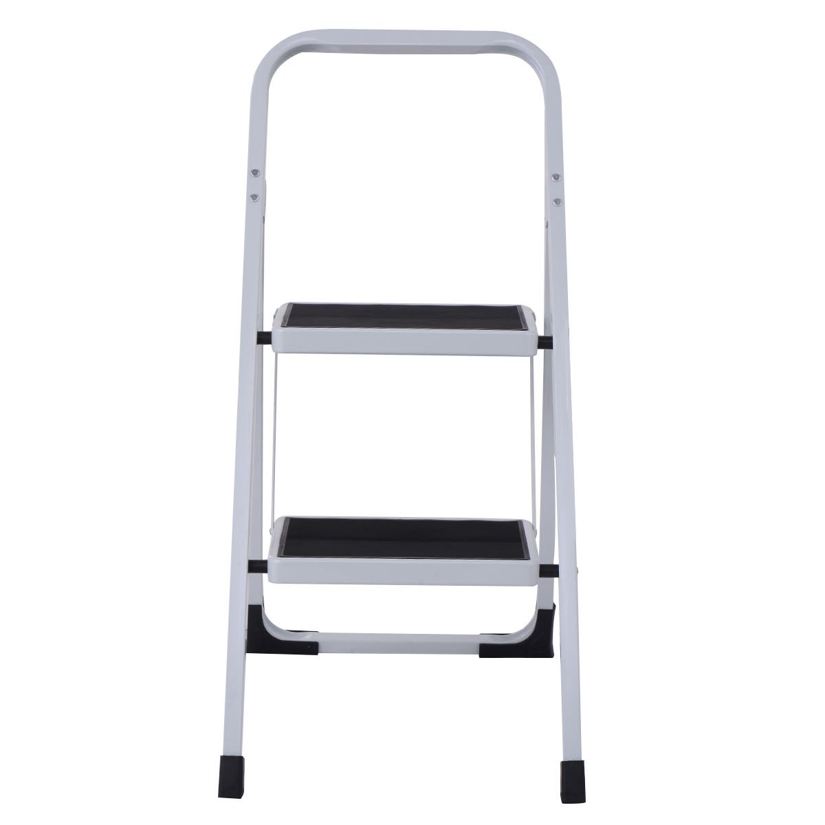 Giantex 2 Step Ladder Folding Steel Work Platform Stool 330Lbs Load