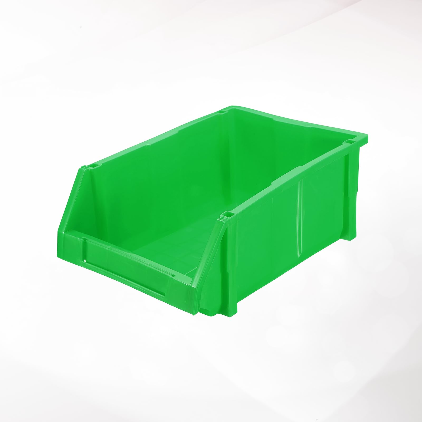 QUARKZMAN Scatole Di Plastica 400x245x154mm Scatole Di Archiviazione A Parete Scatole Di Archiviazione Impilabili Organizzatore Per Garage Armadio Cassetto Organizzazione Verde