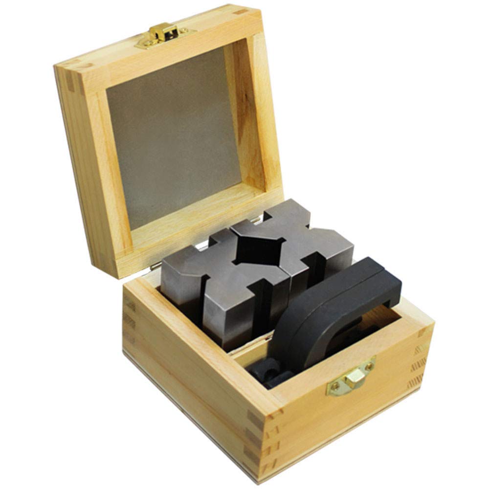 90 Degree V-Block and Clamp Set Hardened Steel 1-5/8" x 1-3/4" x 2-3/4"-image-25