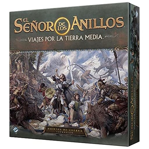Fantasy Flight Games | Viajes por la Tierra Media: Vientos de Guerra | Expansión | Juego de Mesa Cooperativo de Aventuras | A Partir de 14 Años | De 1 a 5 Jugadores | 60 Minutos por Partida | Español | Ya disponible en tu tienda friki favorita! En mundofriki.es! Fantasy Flight Games | Viajes por la Tierra Media: Vientos de Guerra | Expansión | Juego de Mesa Cooperativo de Aventuras | A Partir de 14 Años | De 1 a 5 Jugadores | 60 Minutos por Partida | Español | Ya disponible en tu tienda friki favorita! En mundofriki.es!