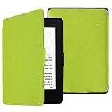 Fintie Slimshell Case for 6' Kindle Paperwhite 2012-2017 (Model No. EY21 & DP75SDI) - Lightweight Protective Cover with Auto Sleep/Wake (Not Fit Paperwhite 10th & 11th Gen), Green