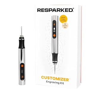 Customizer™ Special Edition Engraving Kit – DIY Starter Set with Engraving Pen, Bits & Materials – Create Personalized Keychains, Magnets & Metal Art – Giftable Craft Kit for Beginners - Amazon product rated Grade A