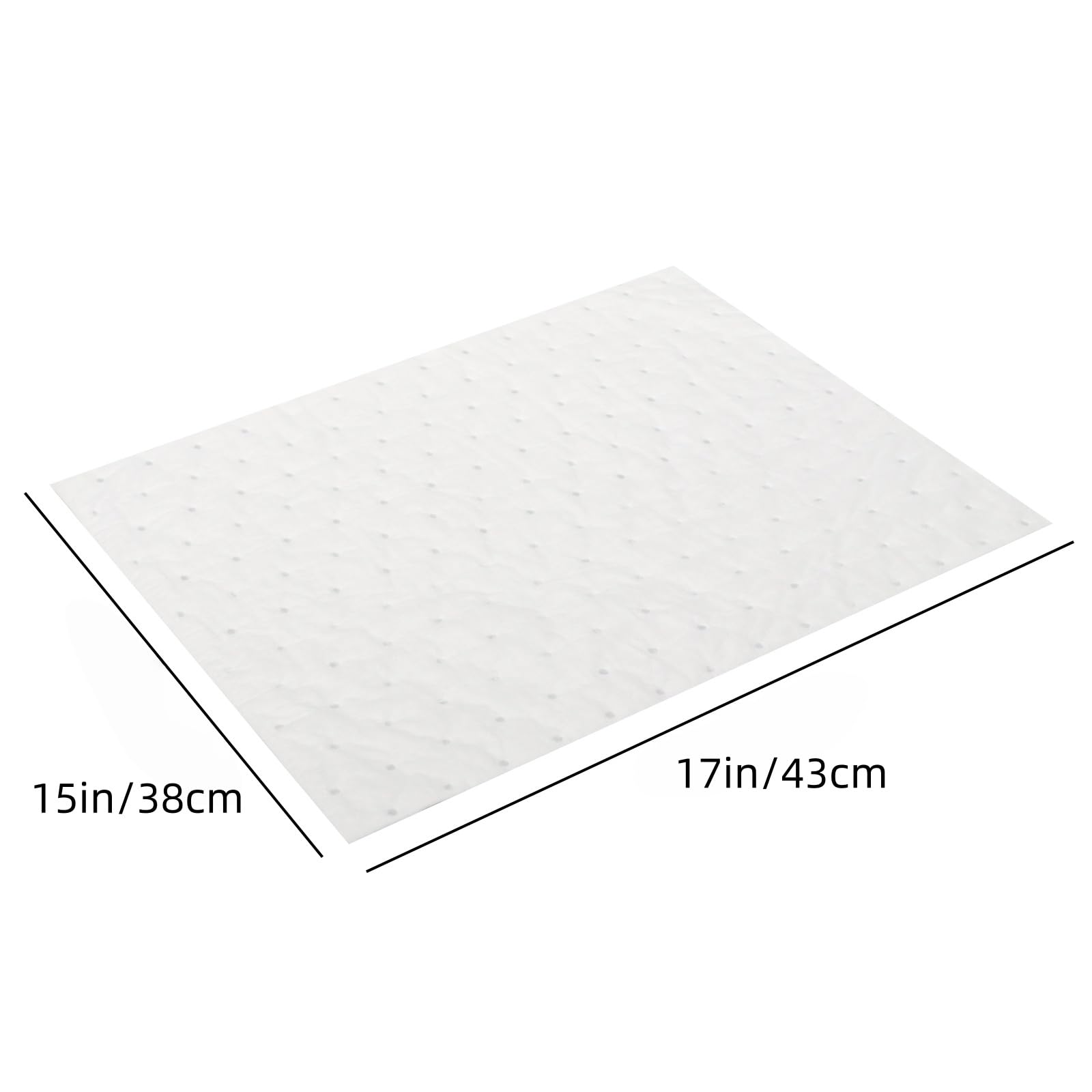 TOWEBOORY オイル吸着マット 高速吸収 吸着シート 2mm厚 38*50cm/38*43cm/25*33cm 油吸着シート グリストラップ用 油吸収パッド 廃油処理パック 漏れ防止 業務 家庭用 オイル処理箱 (100, 38*43cm)