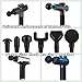 Falafale 6Pcs Massage Heads with Storage Bag, Replaceable Massager Gun Attachment, Massage Gun Deep Tissue Plug&Play Applicators