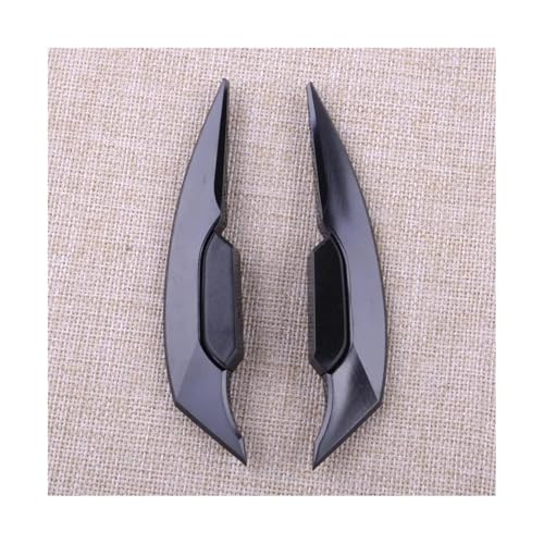 QAQMHVCVB OMDHATU 1 Paar Schwarze Universal-Frontverkleidungs-Winglets Seitliche Luftabweiser Spoiler Für Motorrad-Roller-Zubehör