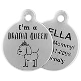 If It Barks - Engraved Pet ID Tags for Dogs - Personalized Stainless Steel Identification Tags - Cus