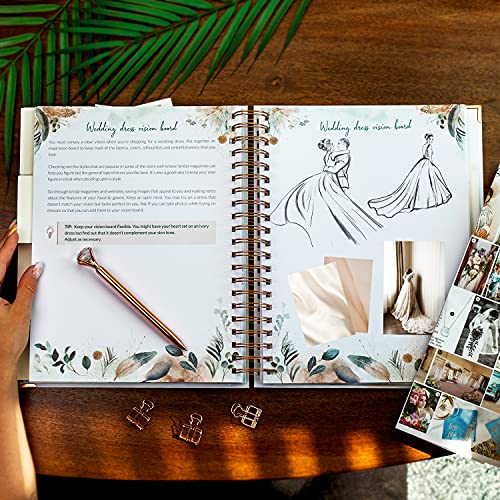 Planberry Wedding Planner – Wedding Planning Binder With Checklists, Pockets & Calendars – Wedding Organizer Notebook For The Bride – Wedding Planning Book With Hardcover - Engagement Gifts #TOP4