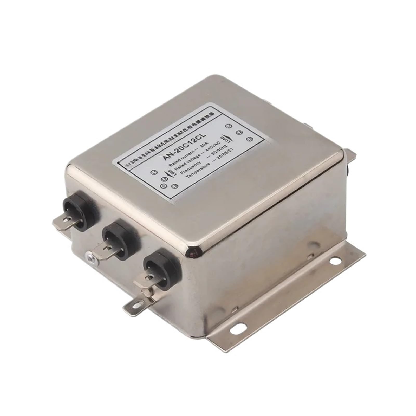 MBPAIHOP Three phase power filter 20A 380V/440V AN-20C12CL plug-in filter inductor
