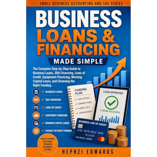 Business Loans & Financing Made Simple Audiobook By Hephzi Edwards cover art