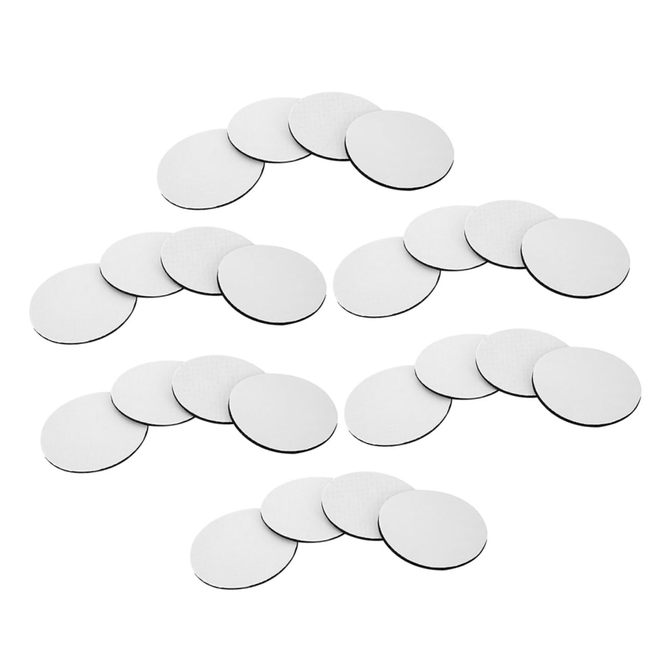 ULTECHNOVO 96 Piezas Posavasos Redondos para Sublimación Coaster Térmico de Transferencia de Calor para Protección de Mesas Cocinas Cafés y Dormitorios Diseño Compacto y Ligero para