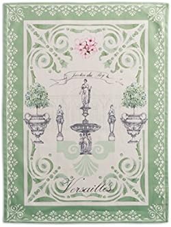 Maison d' Hermine Kitchen Towels Set of 2 100% Cotton 27.50" x 20" Reusable Cloth Tea Dish Towels Absorbent with Hanging Loop for Kitchen, Home, Dining, Cocktail Parties Spring/Summer (Jardin Du Roy)OEKO-TEX STANDARD 100