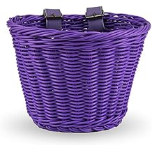 EIRONA Bike Basket for 12-16 Kids Bicycle, Balance Bike, Tricycle,Scooter with DIY Decal