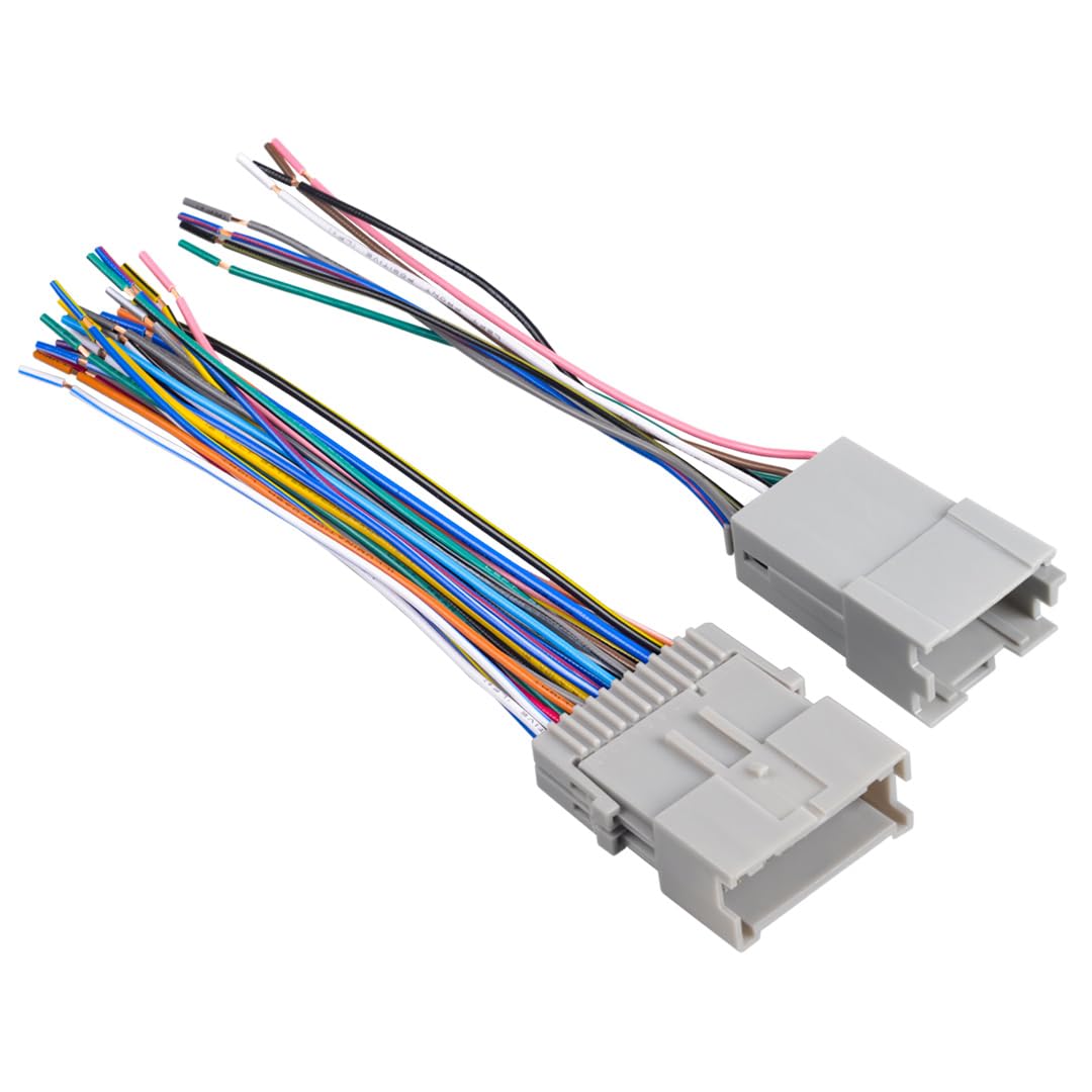 CYMUM Amplifier Bypass Wiring Harness Connector for GMC Chevy Cadillac Tahoe Suburban Escalade Yukon Hummer H2 1998-2009